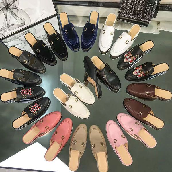 designer women slipper fashion sandals with box princetown leather horsebit slide mult flat slippers white black cats tiger flower luxury su
designer women slipper fashion sandals with box princetown leather horsebit slide mult flat slippers white black cats tiger flower luxury su