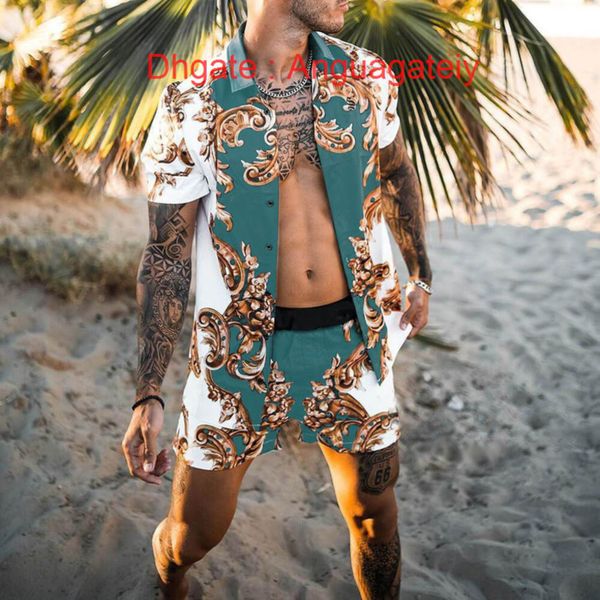 mens summer luxury tracksuit hawaiian sets t-shirts printing fashion men swim short sleeve button shirts beach shorts streetwear casual shir, Gray
mens summer luxury tracksuit hawaiian sets t-shirts printing fashion men swim short sleeve button shirts beach shorts streetwear casual shir, Gray