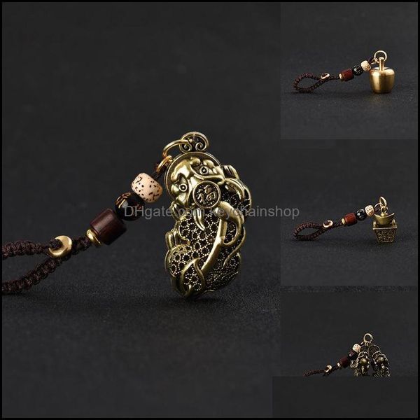keychains fashion accessories handmade rope lucky feng shui hanging vintage brass bodhi pixiu bag keychain pendant jewelry gourd car key cha, Silver
keychains fashion accessories handmade rope lucky feng shui hanging vintage brass bodhi pixiu bag keychain pendant jewelry gourd car key cha, Silver