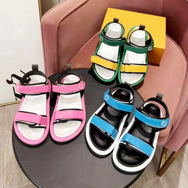 2022 spring summer new women designer slides sandals stylish mixed color hook & loop flat soled exquisite platform shoes outdoor beach trave, Black
2022 spring summer new women designer slides sandals stylish mixed color hook & loop flat soled exquisite platform shoes outdoor beach trave, Black