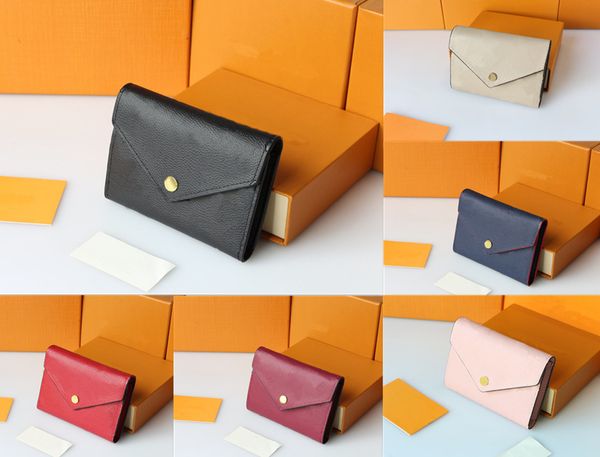 genuine leather wallets women and men purse fashion short victorine wallet embossed monograms empreinte classic pallas card holder zippy coi, Red;black
genuine leather wallets women and men purse fashion short victorine wallet embossed monograms empreinte classic pallas card holder zippy coi, Red;black