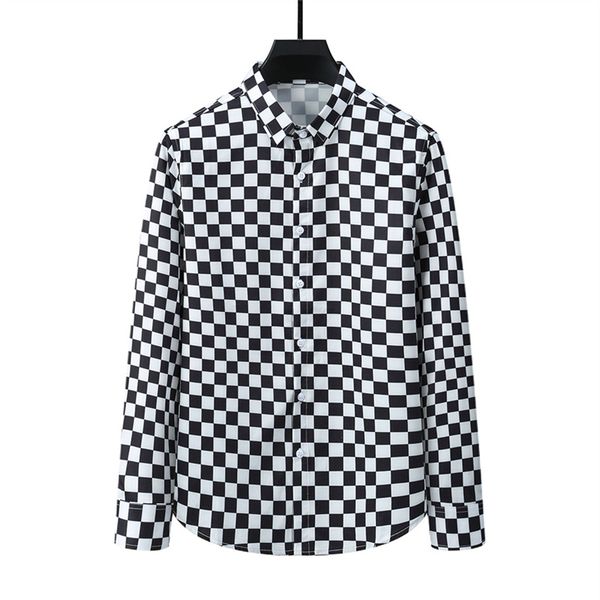 2022 luxury designer fashion men's shirts long sleeve business casual brand spring slim shirt -3xl q031, White;black
2022 luxury designer fashion men's shirts long sleeve business casual brand spring slim shirt -3xl q031, White;black