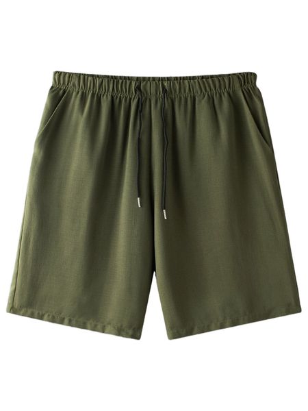 men drawstring waist shorts k8hq#, White;black