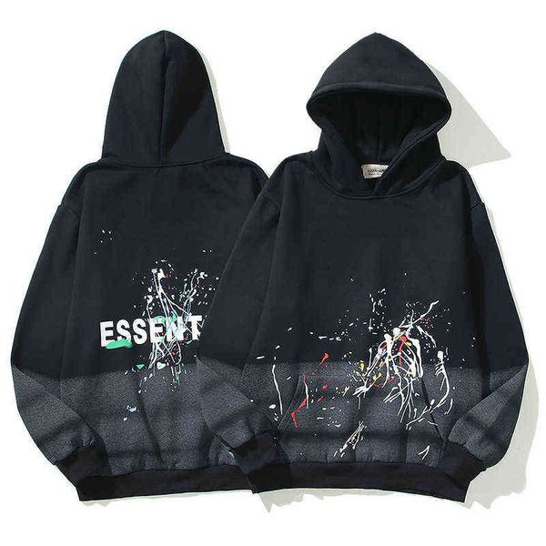 thread double splash paint fried flower old hoodie plush men's and women's loose sweater, Black
thread double splash paint fried flower old hoodie plush men's and women's loose sweater, Black
