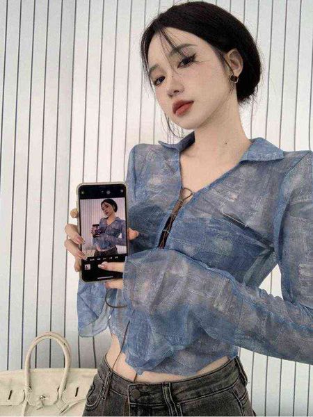 women's tonngirls grunge aesthetic t shirt women y2k mesh long sleeve lace up tee shirt femme hollow out tie dye tshirt autumn t22091, White
women's tonngirls grunge aesthetic t shirt women y2k mesh long sleeve lace up tee shirt femme hollow out tie dye tshirt autumn t22091, White