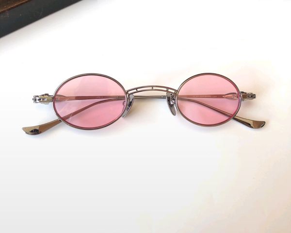 small oval sunglasses gold pink lenses women men party sun glasses shades with box, White;black
small oval sunglasses gold pink lenses women men party sun glasses shades with box, White;black