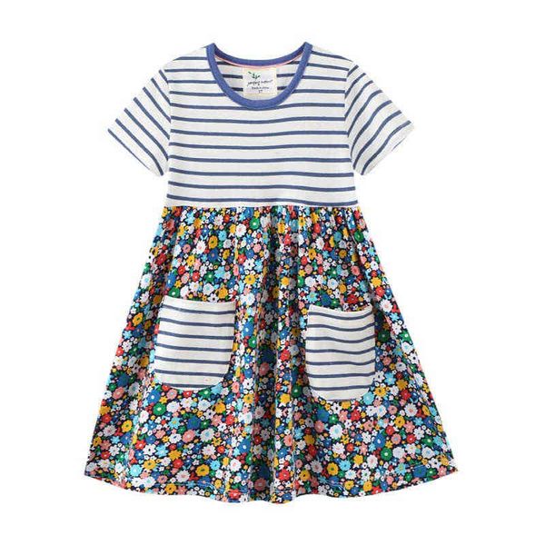 jumping meters girls party floral dresses summer pockets flowers print fashion baby birthday gift selling kids clothing g220518, Red;yellow
jumping meters girls party floral dresses summer pockets flowers print fashion baby birthday gift selling kids clothing g220518, Red;yellow