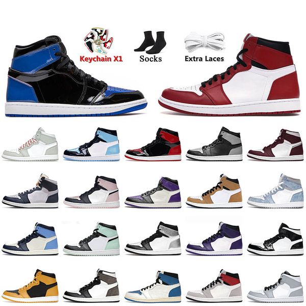 high og jumpman 1 1s mens basketball shoes patent royal blue men women bordeaux seafoam university blue jorden retro sneakers trainers 36-46
high og jumpman 1 1s mens basketball shoes patent royal blue men women bordeaux seafoam university blue jorden retro sneakers trainers 36-46