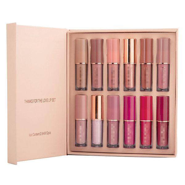 2.5ml*12 liquid lip gloss gift box non-stick smudge-proof lipstick matte shiny-finish waterproof long lasting lips makeup cosmetic beauty wh
2.5ml*12 liquid lip gloss gift box non-stick smudge-proof lipstick matte shiny-finish waterproof long lasting lips makeup cosmetic beauty wh