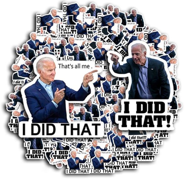 100 pcs i did that joe biden stickers funny sticker pointed to your left and right for car motorcycle helmet lapwindow
100 pcs i did that joe biden stickers funny sticker pointed to your left and right for car motorcycle helmet lapwindow