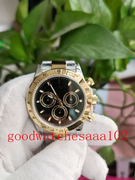 r watches for men chronograph black dial 40mm watchautomatic cal.7750 316l two tone gold steel bracelet 116503 bp factory mechanical mens wa, Slivery;brown
r watches for men chronograph black dial 40mm watchautomatic cal.7750 316l two tone gold steel bracelet 116503 bp factory mechanical mens wa, Slivery;brown