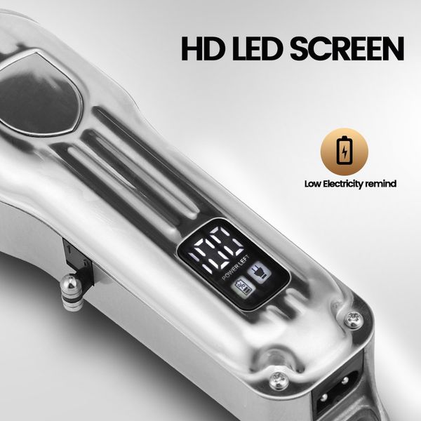 all metal electric barber hair clipper high power rechargeable trimmer led display professional beard cutter haircut machine per
all metal electric barber hair clipper high power rechargeable trimmer led display professional beard cutter haircut machine per