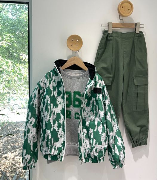 jackets baby clothes kids designer clothes boys girls jacket with pocket green printed dark pattern windbreaker 100cm-160cm, Blue;gray
jackets baby clothes kids designer clothes boys girls jacket with pocket green printed dark pattern windbreaker 100cm-160cm, Blue;gray