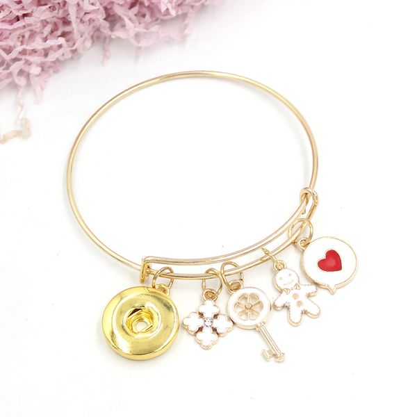 wholesale women's jewelry gold plated white enamel charms bracelets & bangles gift pulsera 18mm snap jewelry, Golden;silver
wholesale women's jewelry gold plated white enamel charms bracelets & bangles gift pulsera 18mm snap jewelry, Golden;silver