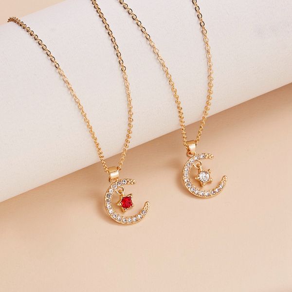 moon shaped star birthstone birthday 12 month rhinestone necklace jewelry women pendant choker colorful crystal neck chain friendship gifts, Silver
moon shaped star birthstone birthday 12 month rhinestone necklace jewelry women pendant choker colorful crystal neck chain friendship gifts, Silver