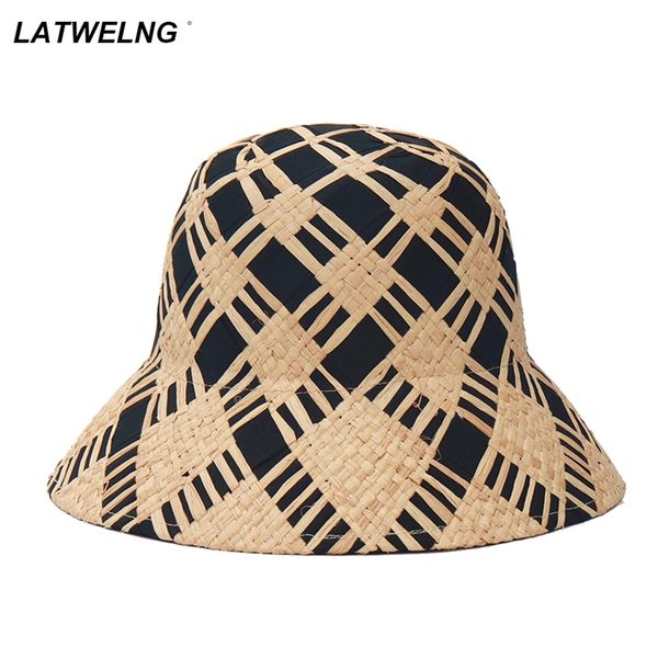 raffia weave bucket for women foldable sun uv hats designer luxury crochet beach hat wholesale 220507, Blue;gray
raffia weave bucket for women foldable sun uv hats designer luxury crochet beach hat wholesale 220507, Blue;gray