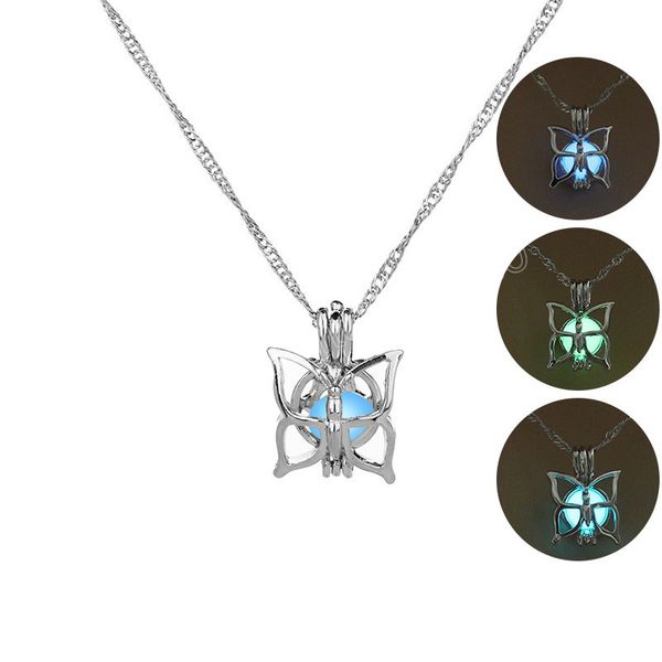 fashion luminous necklace butterfly glowing charm luminous bead pendant necklace halloween women jewelry gifts, Silver
fashion luminous necklace butterfly glowing charm luminous bead pendant necklace halloween women jewelry gifts, Silver