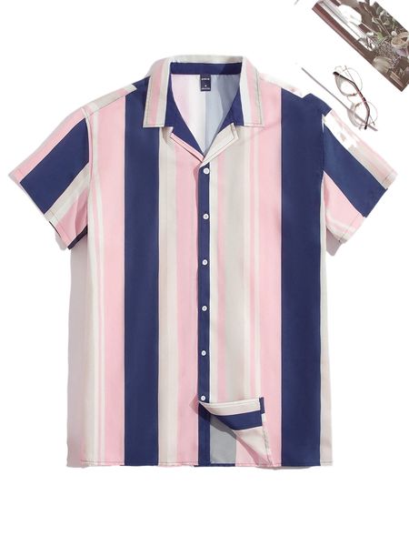 men cut and sew shirt 38ud#, White;black