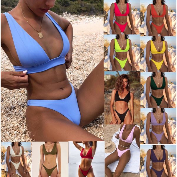 new bikini 2022 solid swimsuit women swimwear push up bikini set brazilian bathing suit summer beach wear swimming suit xl f4, White;black
new bikini 2022 solid swimsuit women swimwear push up bikini set brazilian bathing suit summer beach wear swimming suit xl f4, White;black