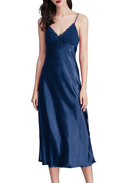 women long nightdress elegant lace adjustable straps satin nighties v neck side cut sleeveless sleepwear underwear nightwear plus size
women long nightdress elegant lace adjustable straps satin nighties v neck side cut sleeveless sleepwear underwear nightwear plus size
