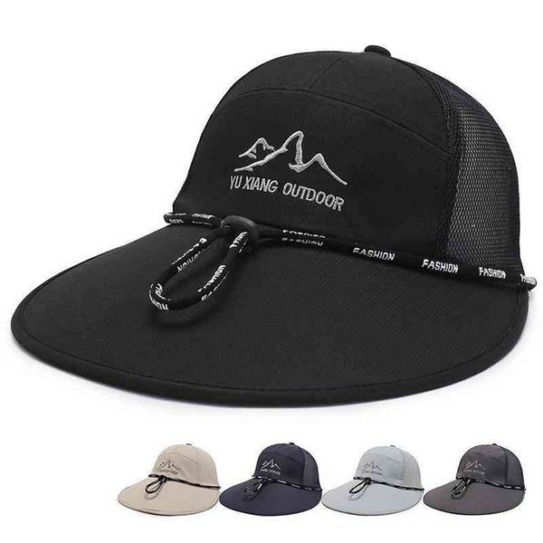 designer bucket trucker baseball hat summer widened and lengthened eaves mens fishing net outdoor hat sunscreen, Blue;gray
designer bucket trucker baseball hat summer widened and lengthened eaves mens fishing net outdoor hat sunscreen, Blue;gray