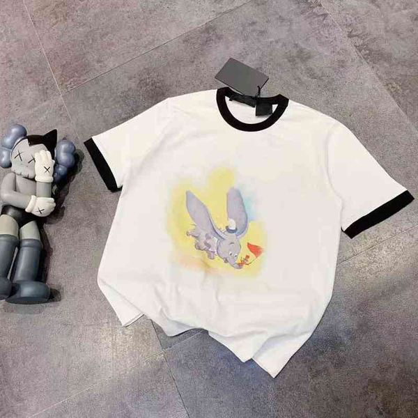 women's t-shirt men's and women's urban leisure cartoon elephant pullover t-shirt cotton short loose sleeve, White
women's t-shirt men's and women's urban leisure cartoon elephant pullover t-shirt cotton short loose sleeve, White