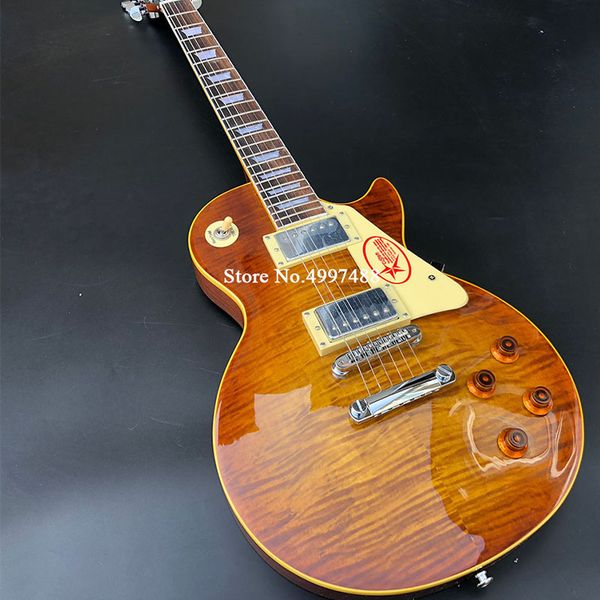 022 new tobacco color electric guitar 6 string peach core wood rose wood fingerboard bright paint postage
022 new tobacco color electric guitar 6 string peach core wood rose wood fingerboard bright paint postage