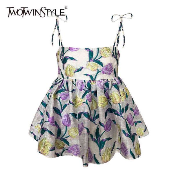 floral print vests for women square collar sleeveless lace up bowknot elegant camis female summer fashion 210423, White
floral print vests for women square collar sleeveless lace up bowknot elegant camis female summer fashion 210423, White