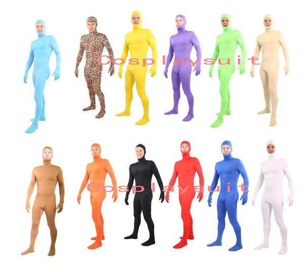 halloween cospaly solid color catsuit costumes full body spandex unitard tights lycar zentai stage jumpsuit open face, Black
halloween cospaly solid color catsuit costumes full body spandex unitard tights lycar zentai stage jumpsuit open face, Black