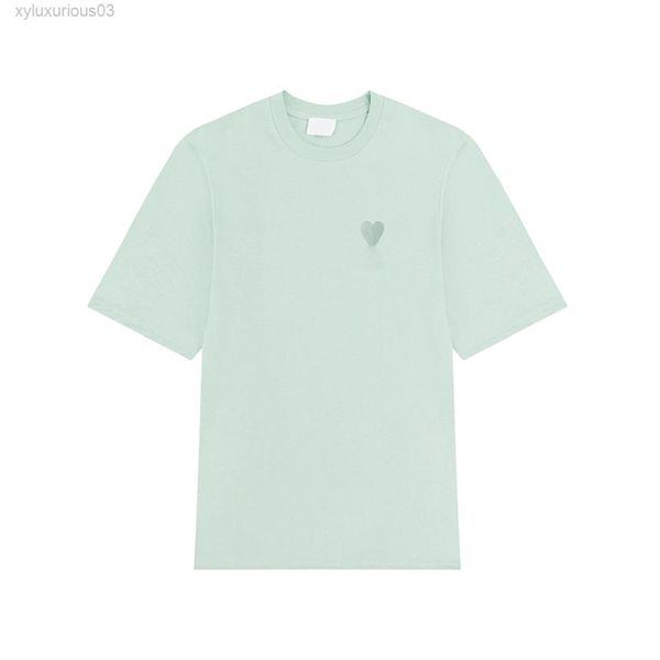 france paris designer amis t shirt 2022 macarone candy color love embroidery letter a hearts pure cotton short sleeves for men and wome, White;black
france paris designer amis t shirt 2022 macarone candy color love embroidery letter a hearts pure cotton short sleeves for men and wome, White;black
