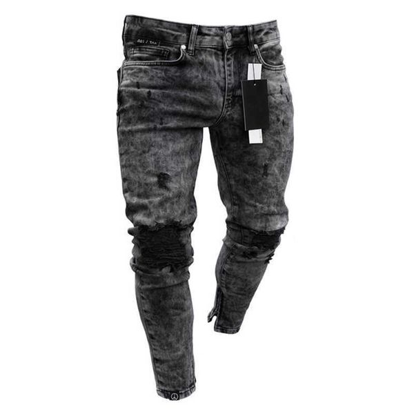 skinny mens jeans mens ripped frayed slim fit denim pencil pants hip hop dark gray streetwear pleated casual trousers jeanscowboy, Blue
skinny mens jeans mens ripped frayed slim fit denim pencil pants hip hop dark gray streetwear pleated casual trousers jeanscowboy, Blue