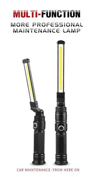 new cob task light usb charging car inspection light multi function led folding with magnet work lights
new cob task light usb charging car inspection light multi function led folding with magnet work lights