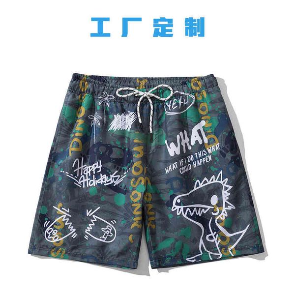 quick drying loose beach pants men's trendy five point swimsuit 3d printed large shorts, White;black
quick drying loose beach pants men's trendy five point swimsuit 3d printed large shorts, White;black