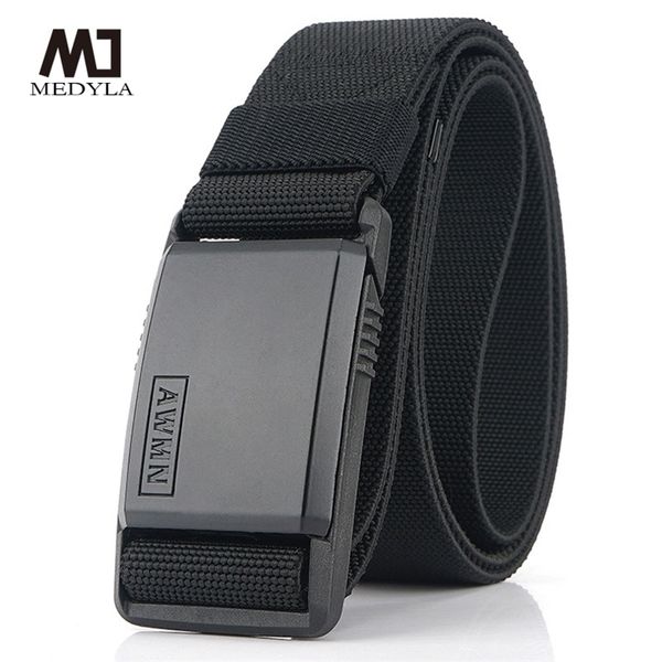 medyla nylon belt metal magnetic buckle adjustable belts for men military combat elastic belts wearresistant 220530, Black;brown
medyla nylon belt metal magnetic buckle adjustable belts for men military combat elastic belts wearresistant 220530, Black;brown