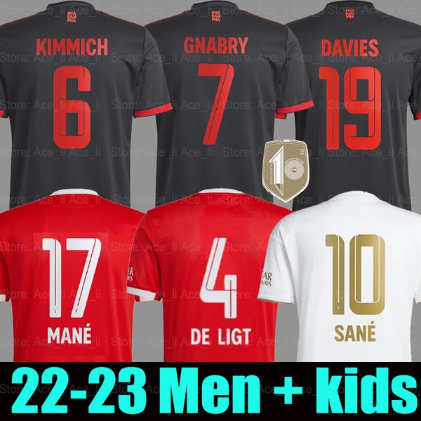 22 23 de ligt soccer jersey sane 10 years champions hernandez bayern gnabry munich goretzka muller davies kimmich football shirt men kids ki, Black;yellow
22 23 de ligt soccer jersey sane 10 years champions hernandez bayern gnabry munich goretzka muller davies kimmich football shirt men kids ki, Black;yellow