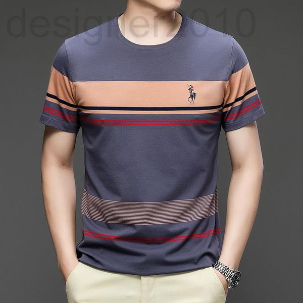 men's t-shirts designer summer thin men's short sleeve t-shirt horizontal stripe pure cotton embroidered casual half bottomed shir, White;black
men's t-shirts designer summer thin men's short sleeve t-shirt horizontal stripe pure cotton embroidered casual half bottomed shir, White;black