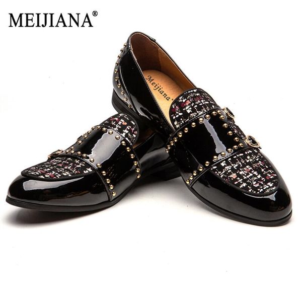 men's pointed leather shoes bright rivets casual korean edition trend zapatillas hombre b12, Black
men's pointed leather shoes bright rivets casual korean edition trend zapatillas hombre b12, Black