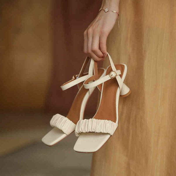 sandals a simple leaky toe sandal with tapered heel summer korean version sweet and comfortable fashion net red dz0a, Black
sandals a simple leaky toe sandal with tapered heel summer korean version sweet and comfortable fashion net red dz0a, Black