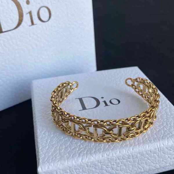 new classic woven letter bracelet women's net red with antique gold plated open bracelet jewelry, Black
new classic woven letter bracelet women's net red with antique gold plated open bracelet jewelry, Black