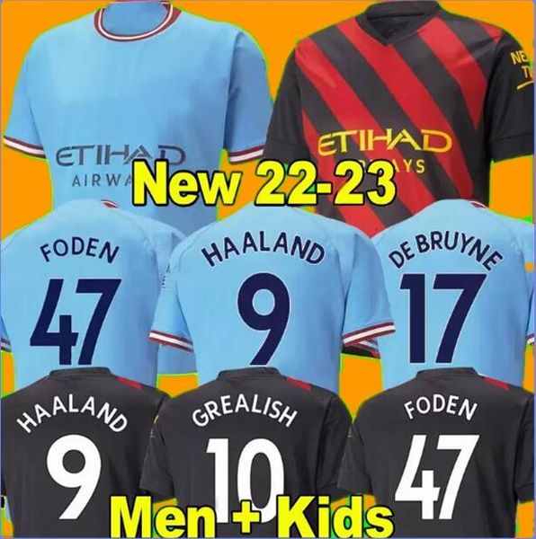 soccer jersey haaland 22 23 de bruyne mans cities grealish sterling g. jesus ferran mahrez foden 2022 2023 football shirt uniforms men kids, Black;yellow
soccer jersey haaland 22 23 de bruyne mans cities grealish sterling g. jesus ferran mahrez foden 2022 2023 football shirt uniforms men kids, Black;yellow