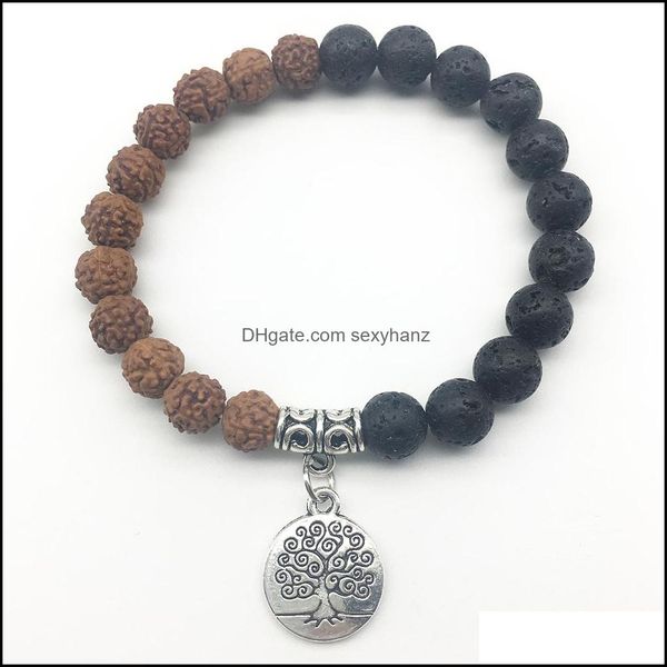 beaded strands bracelets jewelry sn1310 womens tree of life bracelet natural lava stone nce meditati healed rudraksha wholesale drop deliv, Black
beaded strands bracelets jewelry sn1310 womens tree of life bracelet natural lava stone nce meditati healed rudraksha wholesale drop deliv, Black
