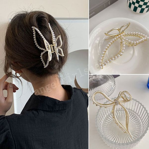 fashion women gold geometric butterfly hair claw elegant pearl clamps large big hairpins femme hair accessories, Slivery;white
fashion women gold geometric butterfly hair claw elegant pearl clamps large big hairpins femme hair accessories, Slivery;white