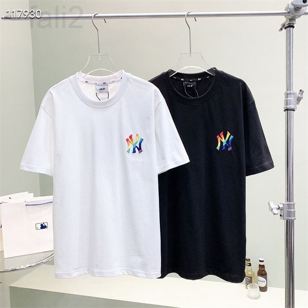 women's t-shirt designer 2022 spring and summer new korean mlb embroidered letter ny casual fashion loose cotton couple round neck shor, White
women's t-shirt designer 2022 spring and summer new korean mlb embroidered letter ny casual fashion loose cotton couple round neck shor, White
