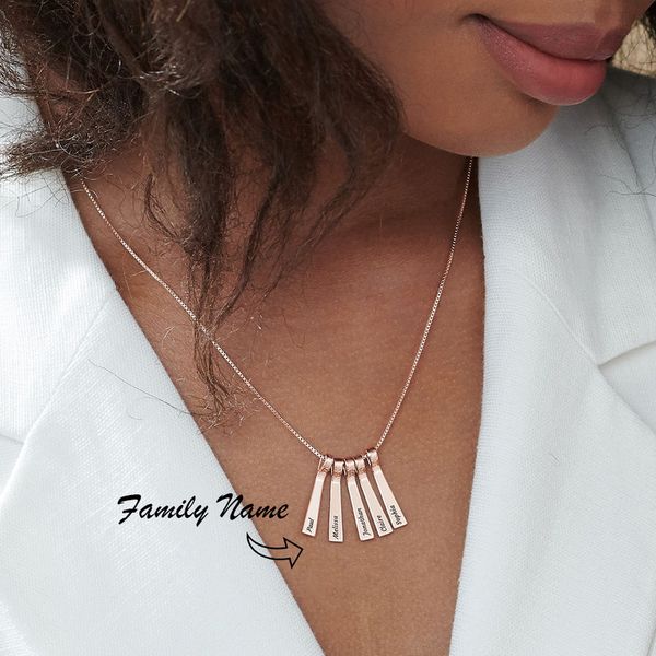 stainless steel xylophone bar necklace custom family name personalized jewelry pendant engraved kids names womens mens mom gifts 220722, Silver
stainless steel xylophone bar necklace custom family name personalized jewelry pendant engraved kids names womens mens mom gifts 220722, Silver