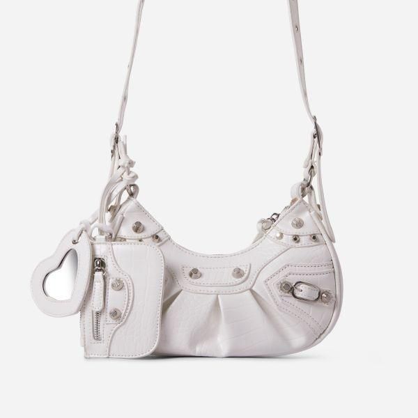 ego - texas shoulder bag in white faux leather women's bags armpit-bag korean version-bag womens fashion single handbag cross-bag mothe
ego - texas shoulder bag in white faux leather women's bags armpit-bag korean version-bag womens fashion single handbag cross-bag mothe