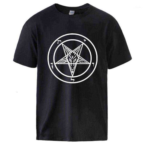 men's t-shirts pentagram gothic occult mens cotton t shirts 2022 summer casual short sleeve male fashion tee, White;black
men's t-shirts pentagram gothic occult mens cotton t shirts 2022 summer casual short sleeve male fashion tee, White;black