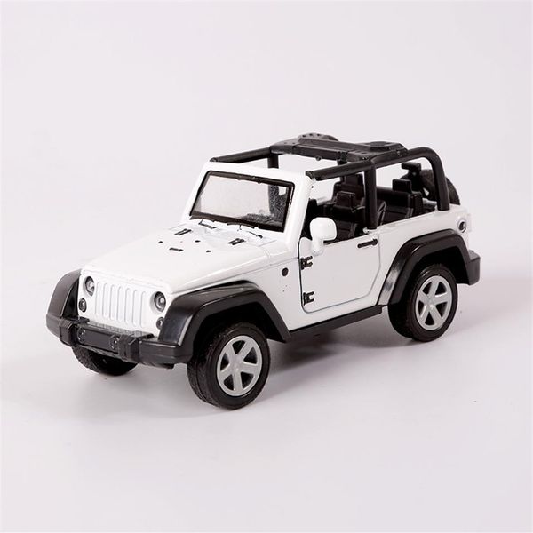 cars model alloy diecast jeeps wrangler open off road vehicles mini model toys for children boys glide car toy gifts227s