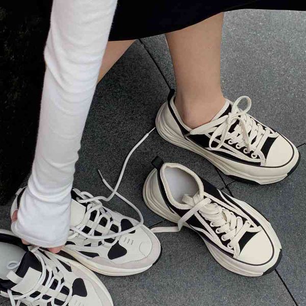 dress shoes peninsula sunny day ~ lace up increased thick bottom color matching comfortable leisure sports board shoes women's small wh, Black
dress shoes peninsula sunny day ~ lace up increased thick bottom color matching comfortable leisure sports board shoes women's small wh, Black