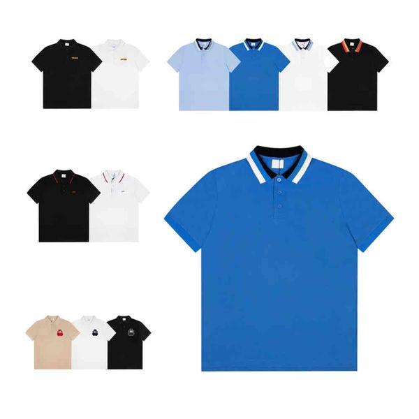 the new fashion designer men's t-shirts polos for women's classic british-style embroidery high-quality fabric business style shor, White;black
the new fashion designer men's t-shirts polos for women's classic british-style embroidery high-quality fabric business style shor, White;black