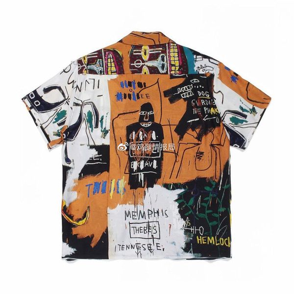 shirt 2021ss graffiti men women 1 hawaii shirts fashion casual tees, White;black
shirt 2021ss graffiti men women 1 hawaii shirts fashion casual tees, White;black